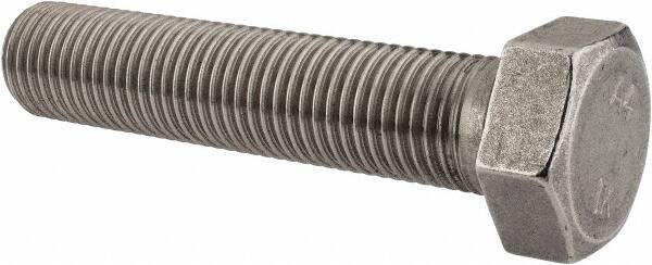 Value Collection - M30x3.50mm Metric Coarse, 140mm Length Under Head Hex Head Cap Screw - Fully Threaded, Grade 316 & Austenitic A4 Stainless Steel, Uncoated, 46mm Hex - Benchmark Tooling