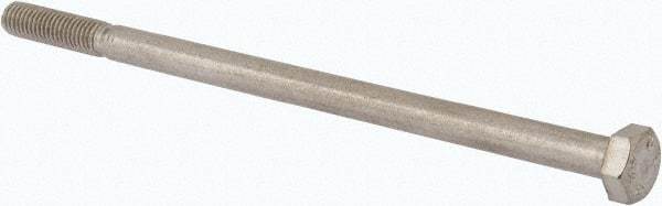 Value Collection - M8x1.25mm Metric Coarse, 150mm Length Under Head Hex Head Cap Screw - Partially Threaded, Grade 316 & Austenitic A4 Stainless Steel, Uncoated, 13mm Hex - Benchmark Tooling