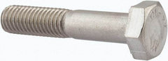 Value Collection - M10x1.50mm Metric Coarse, 50mm Length Under Head Hex Head Cap Screw - Partially Threaded, Grade 316 & Austenitic A4 Stainless Steel, Uncoated, 17mm Hex - Benchmark Tooling