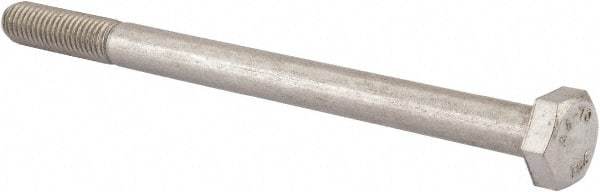 Value Collection - M10x1.50mm Metric Coarse, 140mm Length Under Head Hex Head Cap Screw - Partially Threaded, Grade 316 & Austenitic A4 Stainless Steel, Uncoated, 17mm Hex - Benchmark Tooling