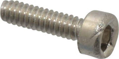 Value Collection - M1.6x0.35 Metric Coarse Hex Socket Drive, Socket Cap Screw - Grade 18-8 & Austenitic A2 Stainless Steel, Uncoated, Fully Threaded, 6mm Length Under Head - Benchmark Tooling