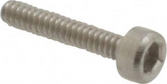 Value Collection - M1.6x0.35 Metric Coarse Hex Socket Drive, Socket Cap Screw - Grade 18-8 & Austenitic A2 Stainless Steel, Uncoated, Fully Threaded, 8mm Length Under Head - Benchmark Tooling