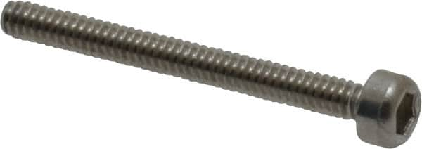 Value Collection - M1.6x0.35 Metric Coarse Hex Socket Drive, Socket Cap Screw - Grade 18-8 & Austenitic A2 Stainless Steel, Uncoated, Partially Threaded, 16mm Length Under Head - Benchmark Tooling