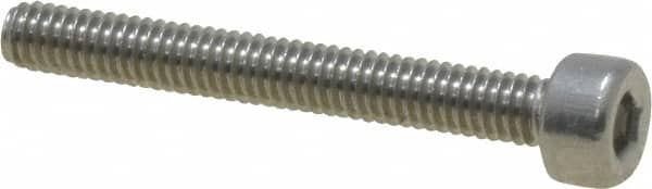 Value Collection - M2.5x0.45 Metric Coarse Hex Socket Drive, Socket Cap Screw - Grade 18-8 & Austenitic A2 Stainless Steel, Uncoated, Partially Threaded, 20mm Length Under Head - Benchmark Tooling