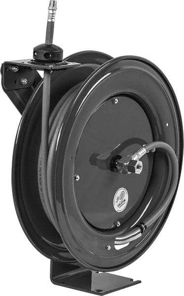 CoxReels - 50' Spring Retractable Hose Reel - 300 psi, Hose Included - Benchmark Tooling