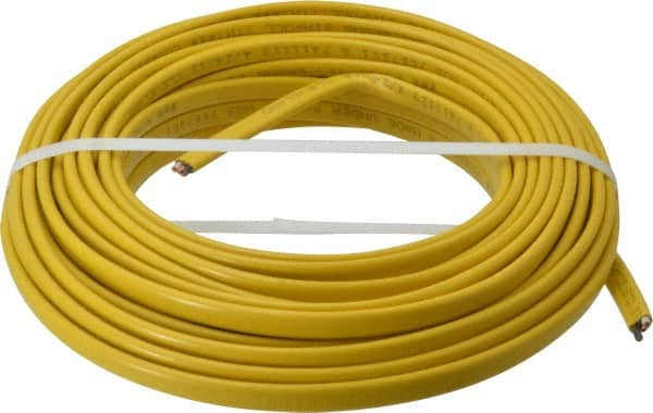 Southwire - NM-B, 12 AWG, 20 Amp, 50' Long, Solid Core, 1 Strand Building Wire - Yellow, PVC Insulation - Benchmark Tooling