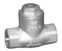 Sharpe Valves - 2-1/2" Stainless Steel Check Valve - FNPT x FNPT, 200 WOG - Benchmark Tooling