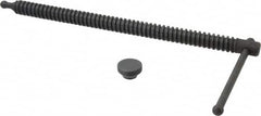 Wilton - Clamp Spindle Assembly - 12-1/4" Thread Length, 7/8" Tip Surface Diam, Use with C-Clamps - Benchmark Tooling