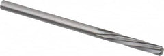 Magafor - 3.1902mm Solid Carbide 6 Flute Chucking Reamer - Spiral Flute, 1/8" Straight Shank, 19/32" Flute Length, 2-1/4" OAL - Benchmark Tooling