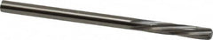 Magafor - 3.3223mm Solid Carbide 6 Flute Chucking Reamer - Spiral Flute, 0.1308" Straight Shank, 19/32" Flute Length, 2-1/4" OAL - Benchmark Tooling