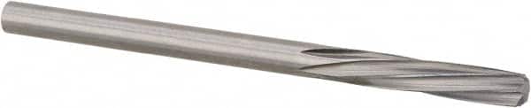 Magafor - 3.5103mm Solid Carbide 6 Flute Chucking Reamer - Spiral Flute, 0.1382" Straight Shank, 19/32" Flute Length, 2-1/4" OAL - Benchmark Tooling