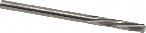 Magafor - 3.5408mm Solid Carbide 6 Flute Chucking Reamer - Spiral Flute, 0.1394" Straight Shank, 19/32" Flute Length, 2-1/4" OAL - Benchmark Tooling