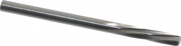 Magafor - 3.6093mm Solid Carbide 6 Flute Chucking Reamer - Spiral Flute, 0.1421" Straight Shank, 19/32" Flute Length, 2-1/4" OAL - Benchmark Tooling