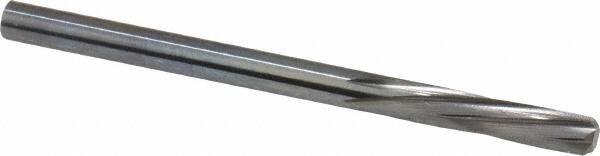 Magafor - 3.749mm Solid Carbide 6 Flute Chucking Reamer - Spiral Flute, 0.1476" Straight Shank, 19/32" Flute Length, 2-1/4" OAL - Benchmark Tooling
