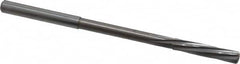 Magafor - 3.81mm Solid Carbide 6 Flute Chucking Reamer - Spiral Flute, 0.158" Straight Shank, 3/4" Flute Length, 2-61/64" OAL - Benchmark Tooling