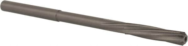 Magafor - #16 Solid Carbide 6 Flute Chucking Reamer - Spiral Flute, 0.177" Straight Shank, 53/64" Flute Length, 3-5/32" OAL - Benchmark Tooling