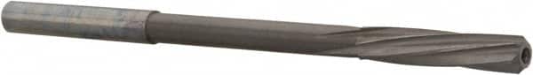 Magafor - 5.03mm Solid Carbide 6 Flute Chucking Reamer - Spiral Flute, 0.197" Straight Shank, 29/32" Flute Length, 3-25/64" OAL - Benchmark Tooling