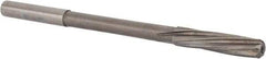 Magafor - 5.63mm Solid Carbide 6 Flute Chucking Reamer - Spiral Flute, 0.216" Straight Shank, 1-1/32" Flute Length, 3-21/32" OAL - Benchmark Tooling