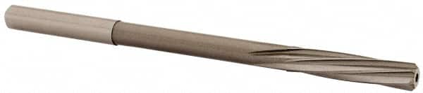 Magafor - 5.93mm Solid Carbide 6 Flute Chucking Reamer - Spiral Flute, 0.236" Straight Shank, 1-7/64" Flute Length, 3-31/32" OAL - Benchmark Tooling