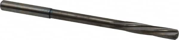 Magafor - Letter A Solid Carbide 6 Flute Chucking Reamer - Spiral Flute, 0.236" Straight Shank, 1-7/64" Flute Length, 3-31/32" OAL - Benchmark Tooling