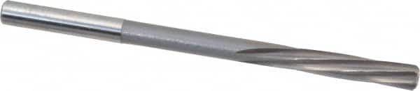 Magafor - 6mm Solid Carbide 6 Flute Chucking Reamer - Spiral Flute, 0.236" Straight Shank, 1-7/64" Flute Length, 3-31/32" OAL - Benchmark Tooling