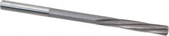Magafor - 6mm Solid Carbide 6 Flute Chucking Reamer - Spiral Flute, 0.236" Straight Shank, 1-7/64" Flute Length, 3-31/32" OAL - Benchmark Tooling