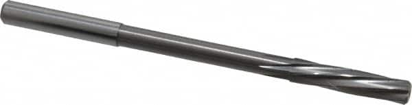 Magafor - 6.01mm Solid Carbide 6 Flute Chucking Reamer - Spiral Flute, 0.236" Straight Shank, 1-7/64" Flute Length, 3-31/32" OAL - Benchmark Tooling