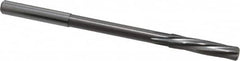 Magafor - 6.01mm Solid Carbide 6 Flute Chucking Reamer - Spiral Flute, 0.236" Straight Shank, 1-7/64" Flute Length, 3-31/32" OAL - Benchmark Tooling