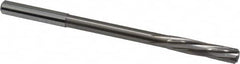 Magafor - 6.21mm Solid Carbide 6 Flute Chucking Reamer - Spiral Flute, 0.236" Straight Shank, 1-7/64" Flute Length, 3-31/32" OAL - Benchmark Tooling