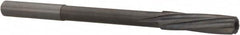 Magafor - 7.52mm Solid Carbide 6 Flute Chucking Reamer - Spiral Flute, 0.276" Straight Shank, 1-7/32" Flute Length, 4-9/32" OAL - Benchmark Tooling