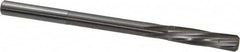 Magafor - 7.55mm Solid Carbide 6 Flute Chucking Reamer - Spiral Flute, 0.276" Straight Shank, 1-7/32" Flute Length, 4-9/32" OAL - Benchmark Tooling