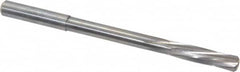 Magafor - 7.7495mm Solid Carbide 6 Flute Chucking Reamer - Spiral Flute, 0.315" Straight Shank, 1-19/64" Flute Length, 4-5/8" OAL - Benchmark Tooling