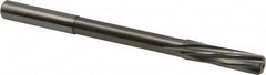 Magafor - 8.9992mm Solid Carbide 6 Flute Chucking Reamer - Spiral Flute, 0.354" Straight Shank, 1-27/64" Flute Length, 4-31/32" OAL - Benchmark Tooling