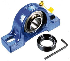 SKF - 5/8" ID, Ball Bearing Pillow Block - 5/8 Inch Shaft, - Benchmark Tooling