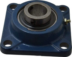 SKF - 1-1/4" ID, 4-Bolt Flange - 3-5/8" Btw Mnt Hole Ctrs - Benchmark Tooling