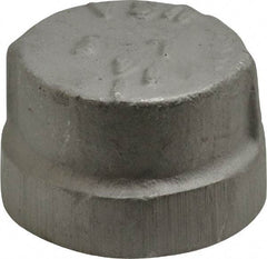 Latrobe Foundry - 1-1/4" Aluminum Pipe End Cap - 150 psi, F End Connection, Grade 356-F - Benchmark Tooling