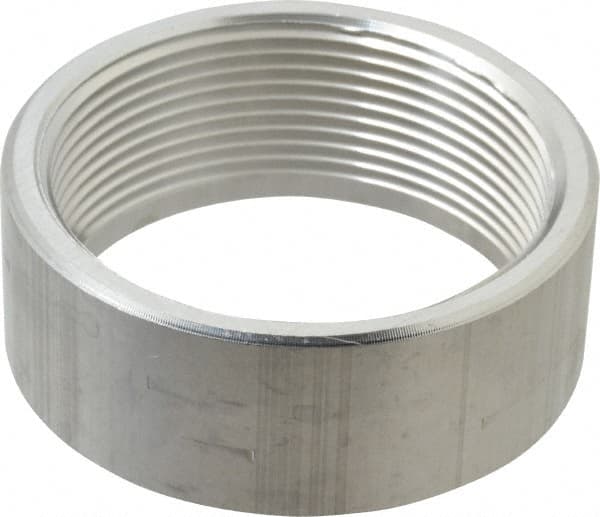 Latrobe Foundry - 3" Aluminum Pipe Half Coupling - 150 psi, F End Connection, Grade 6061-T6 - Benchmark Tooling