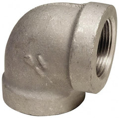 Latrobe Foundry - 1/2" Aluminum Pipe 90° Elbow - 150 psi, F End Connection, Grade 356-F - Benchmark Tooling