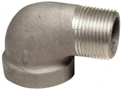 Latrobe Foundry - 2-1/2" Aluminum Pipe 90° Street Elbow - 150 psi, M x F End Connection, Grade 356-F - Benchmark Tooling