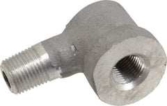 Latrobe Foundry - 1/8" Aluminum Pipe 90° Street Elbow - 150 psi, M x F End Connection, Grade 356-F - Benchmark Tooling