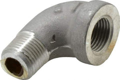 Latrobe Foundry - 1/2" Aluminum Pipe 90° Street Elbow - 150 psi, M x F End Connection, Grade 356-F - Benchmark Tooling