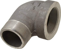 Latrobe Foundry - 2" Aluminum Pipe 90° Street Elbow - 150 psi, M x F End Connection, Grade 356-F - Benchmark Tooling