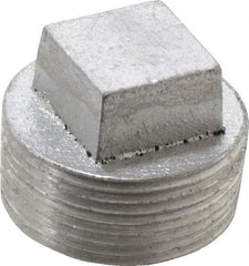 Latrobe Foundry - 1-1/4" Aluminum Pipe Square Head Plug - 150 psi, M End Connection, Grade 356-F - Benchmark Tooling