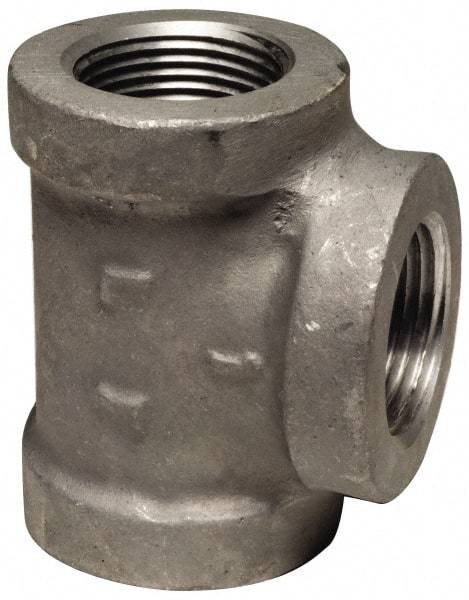 Latrobe Foundry - 2-1/2" Aluminum Pipe Tee - 150 psi, F End Connection, Grade 356-F - Benchmark Tooling