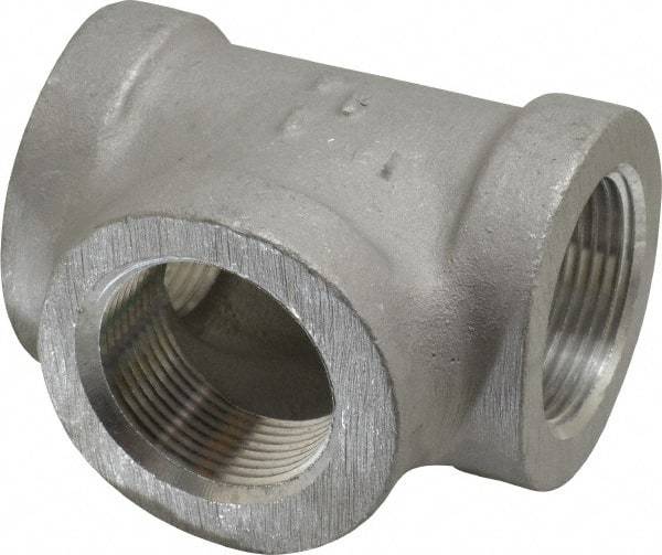 Latrobe Foundry - 1-1/4" Aluminum Pipe Tee - 150 psi, F End Connection, Grade 356-F - Benchmark Tooling