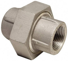 Latrobe Foundry - 1/4" Aluminum Pipe Union - 150 psi, F End Connection, Grade 356-F - Benchmark Tooling