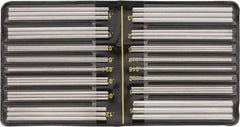 TESA Brown & Sharpe - 48 to 3 TPI, 0.5 to 6mm Pitch, Thread Pitch Diameter Measuring Wire - 48 Pieces - Benchmark Tooling