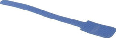SpeedTech - 6" Long Blue Nylon & Polyethylene Hook & Loop Strap - 40 Lb Tensile Strength - Benchmark Tooling