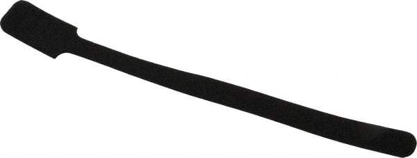 SpeedTech - 9" Long Black Nylon & Polyethylene Mountable Cable Tie - 40 Lb Tensile Strength, 2" Max Bundle Diam - Benchmark Tooling