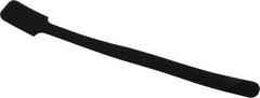 SpeedTech - 9" Long Black Nylon & Polyethylene Mountable Cable Tie - 40 Lb Tensile Strength, 2" Max Bundle Diam - Benchmark Tooling